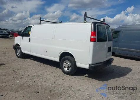 2021 Chevrolet Express Cargo Rwd 2500 Extended Wheelbase Wt z USA, uszkodzony, nr VIN 1GCWGBFP5M1230641